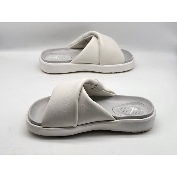 Nike Jordan Womens White Slide Sandals Size 8 Lightweight Comfort & Durable Sole - Picture 3 of 8